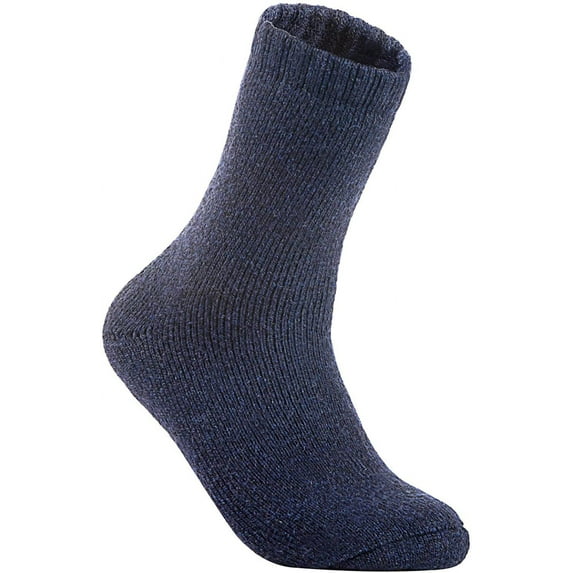 Lian LifeStyle Men's 6 Pairs Thick Wool Blend Crew Socks Boot Socks Size 7-9(Assorted)