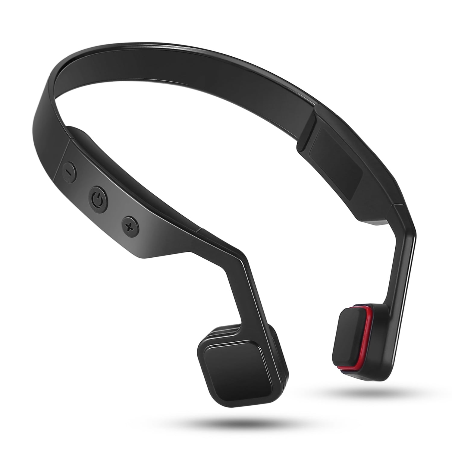 Lian LifeStyle Open Ear Wireless Bone Conduction Headphones, Bluetooth V4.2 Earphones Wireless Sports Headset Built-in Mic Sweatproof for iPhone, Android, All Other Bluetooth Enabled Devices (Black)