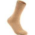 thumbnail image 1 of Lian LifeStyle Perfect Fit, Cozy, and Comfortable Men's 1 Pair Wool Crew Socks For Healthy Feet Size 6-9 Beige, 1 of 2