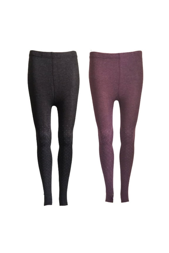 Ultra Comfy Spandex Leggings for Women 2 Pair's Teen & Juniors leggings Workout Tights, Yoga Pants, Running Leggings, Color Coffee,Wine