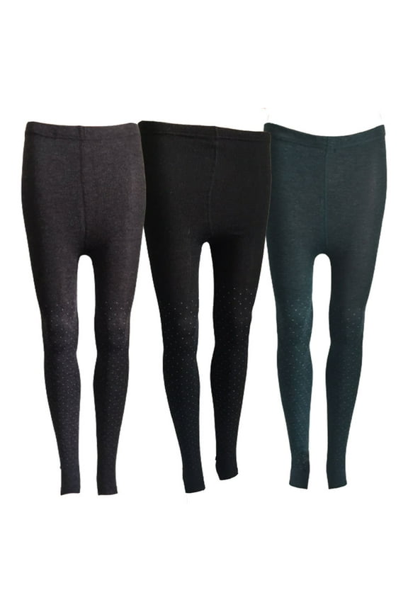 Ultra Comfy Spandex Leggings for Women 3 Pair's Teen & Juniors leggings Workout Tights, Yoga Pants, Running Leggings, Color Coffee,Black,Green