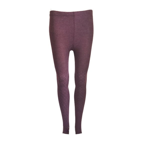 Lian LifeStyle Womens 1 Pair Full-Length Maternity Shapewear Tight Leggings Size XS Wine