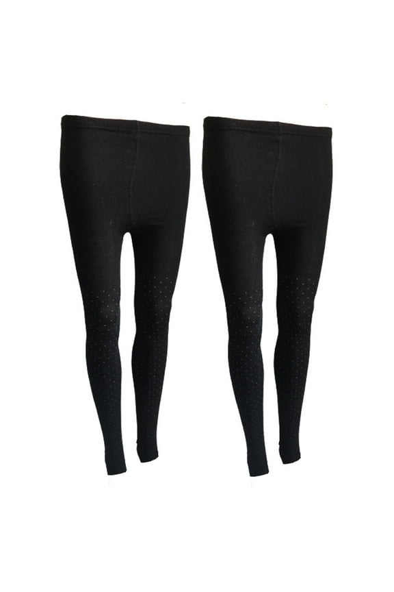 Ultra Comfy Spandex Leggings for Women XS 2 Pair's Teen & Juniors leggings - Active Wear: Workout Tights, Yoga Pants, Running Leggings  Perfect as Daily Basics, Color Black