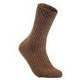 thumbnail image 1 of Lian LifeStyle Ultralight, High-Performance & Great Activewear Men's 1 Pair Breathable Wool Crew Socks For All Season and Weather Size 6-9 Brown, 1 of 4