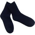 thumbnail image 1 of Lian LifeStyle Ultralight Men's 4 Pairs Wool Crew Socks - Great Activewear For Fun Sports, all Season & Weather Size 6-9Black, 1 of 1