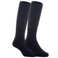 thumbnail image 1 of Lian LifeStyle Unisex Baby Children 1 Pair Knee High Wool Blend Socks Size 4-6Y  (Navy), 1 of 4
