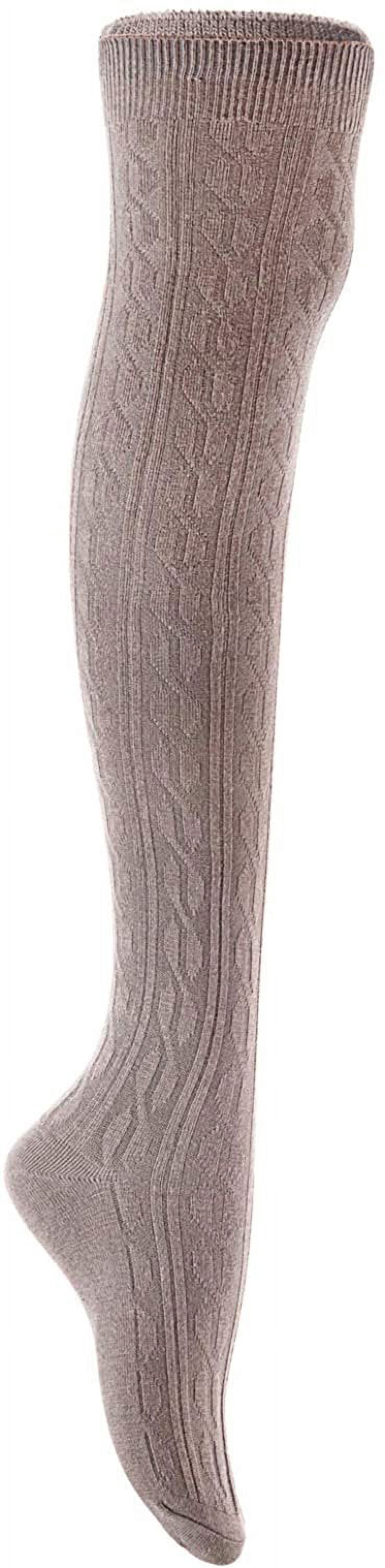Lian LifeStyle Women's 1 Pair Adorable Comfortable Soft Thigh High Over ...