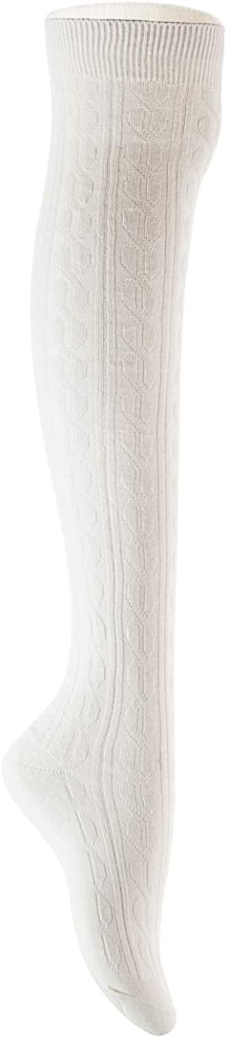 Lian LifeStyle Women's 1 Pair Adorable Comfortable Soft Thigh High Over ...