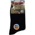 thumbnail image 1 of Lian LifeStyle Women's 1 Pair Extra Thick Wool Socks Plain Color Size 7-9(Black), 1 of 4