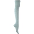 thumbnail image 1 of Lian LifeStyle Women's 1 Pair Adorable Knee High Natural Cotton Socks Size, and Ultra-Soft JMYP1025 6-9Sky Blue, 1 of 2