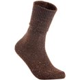 thumbnail image 1 of Lian LifeStyle Women's 1 Pair High Crew Wool Socks Size 7-9 (Coffee), 1 of 6