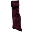 thumbnail image 1 of Lian LifeStyle Women's 1 Pair High Crew Wool Socks Size 7-9 (Wine), 1 of 4