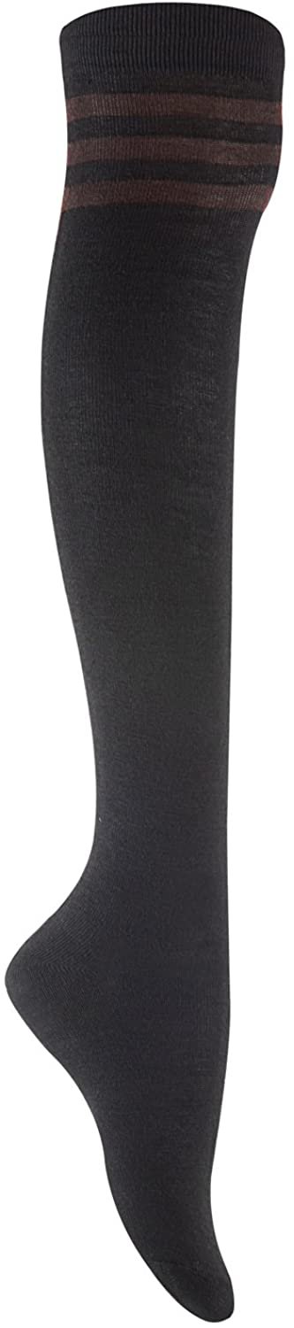 Lian LifeStyle Women's 1 Pair Over-the-Knee Cotton Socks Size 4.5-8.5 ...