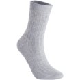 thumbnail image 1 of Lian LifeStyle Women's 4 Pairs Pack Fashion Soft Wool Crew Socks Size 6-9 HR1690 Grey, 1 of 2