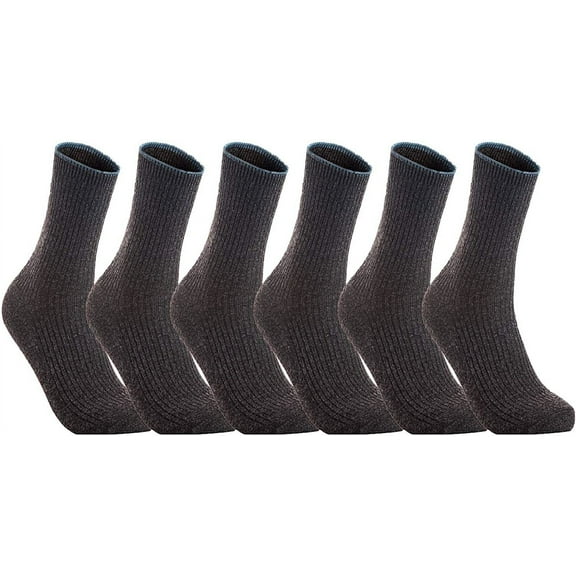 Lian LifeStyle Women's Petite Plus Size Crew, Dark Grey, Medium