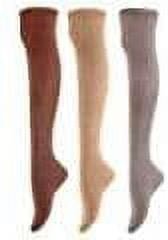 Lian Lifestyle Exquisite Big Girls Women 3 Pairs Thigh High Cotton ...