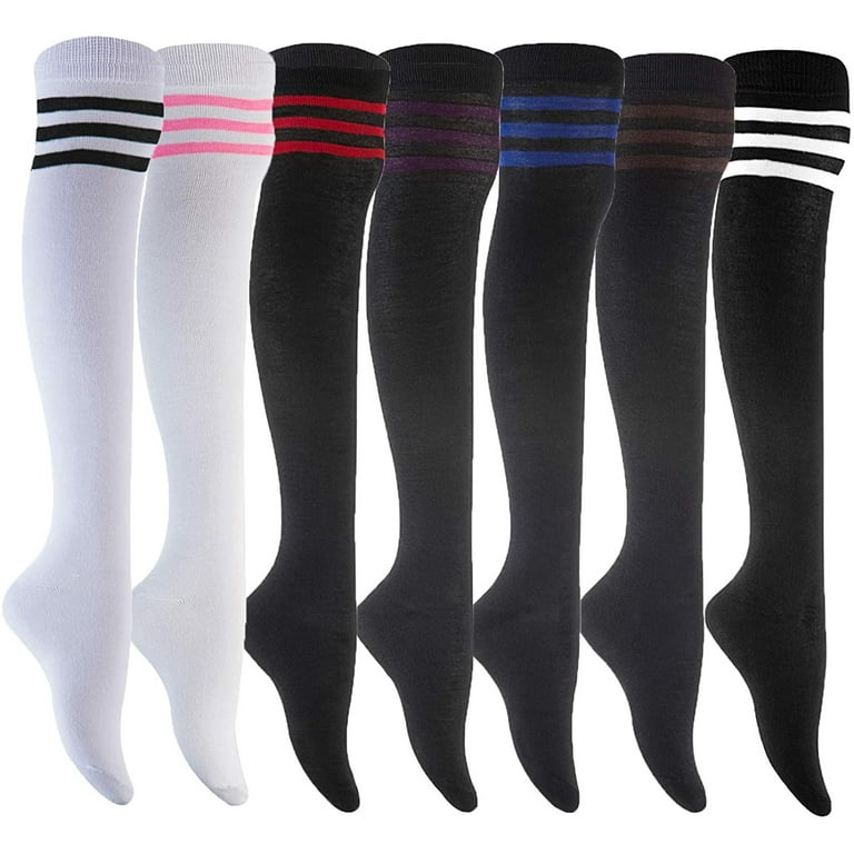 Thigh high socks for big store