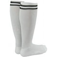 thumbnail image 1 of Lian Style Men's 1 Pair Knee-high Sports Socks for Baseball/Soccer/Lacrosse L White, 1 of 1