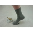 thumbnail image 1 of Lian Style Men's 6 Pairs Extra Thick Socks Diamond Size 9-11(Gray), 1 of 2