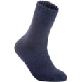 thumbnail image 1 of Lian Style Men's 6 Pairs Extra Thick Socks Plain Color Size 9-11Navy, 1 of 2