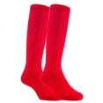 thumbnail image 1 of Lian Style Unisex Baby Children 4 Pairs Knee-high Wool Boot Blend Boot Socks Size 0-2Y(Red), 1 of 4