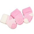 thumbnail image 1 of Lian Style Unisex Children 3 Pairs Pack Combed Cotton Crew Socks 12M-24MRandom, 1 of 1