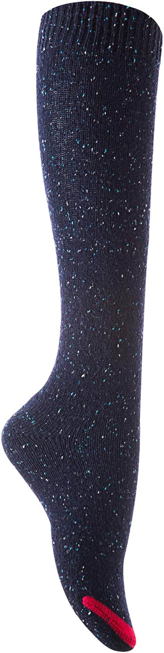 Lian Style Women's 1 Pair Pack Knee-high Cotton Socks Size(Navy ...