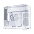 thumbnail image 1 of Lian Li O11VMW O11 Vision-M ATX Mid-Tower PC Case with Triple Tempered Glass - White, 1 of 8