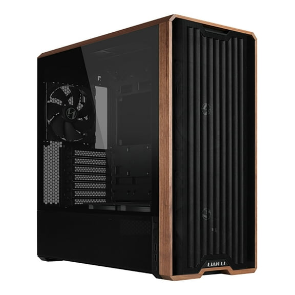 Lian Li LAN217X LANCOOL 217 Walnut Wood ATX Mid Tower Case Black