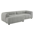thumbnail image 1 of Liana Left-Facing Upholstered Fabric Modular Sofa with Chaise in Pewter, 1 of 8