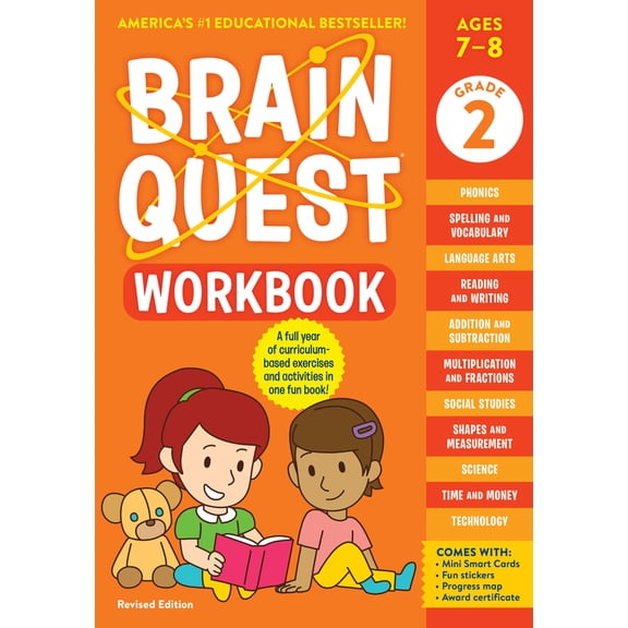 Pre-Owned Brain Quest Workbook: 2nd Grade Revised Edition (Paperback) 1523517360 9781523517367