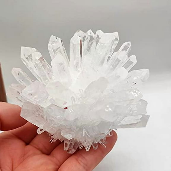 LiangJiang Natural Raw Quartz White Clear Crystal Cluster Healing Stones Crystal Point Specimen Home Decoration Raw Crystals