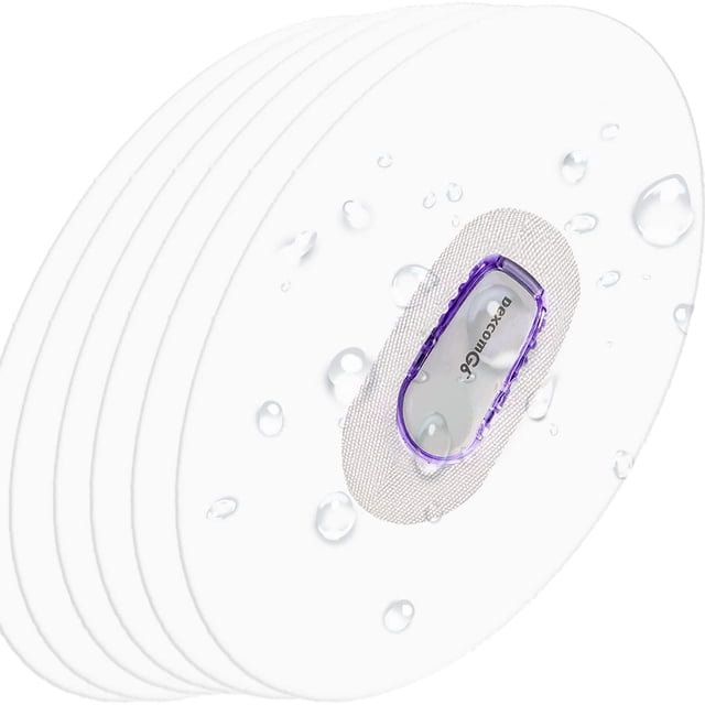 Image showcasing LiangMai Dexcom G6 Adhesive Patches - 20 Pack Waterproof & Transparent ...