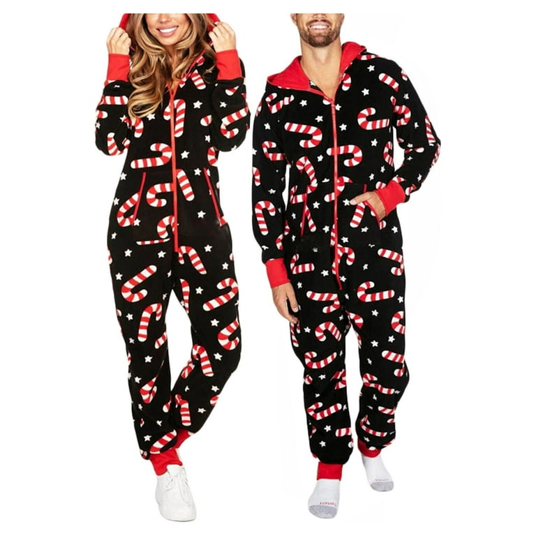 Liangchengmei Men's Christmas Matching Onesie Pajamas