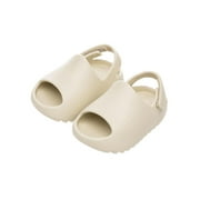 Liangchengmei Kids Garden Clogs Summer Non-Slip Novelty Open Toe Sandals Slippers for Boys Girls Toddler