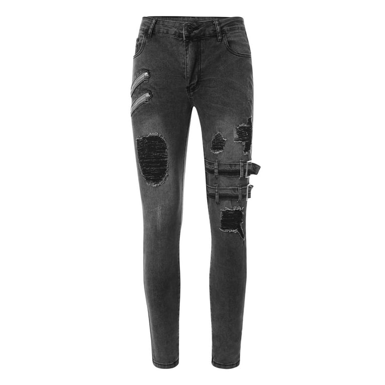 Walmart black hot sale ripped jeans