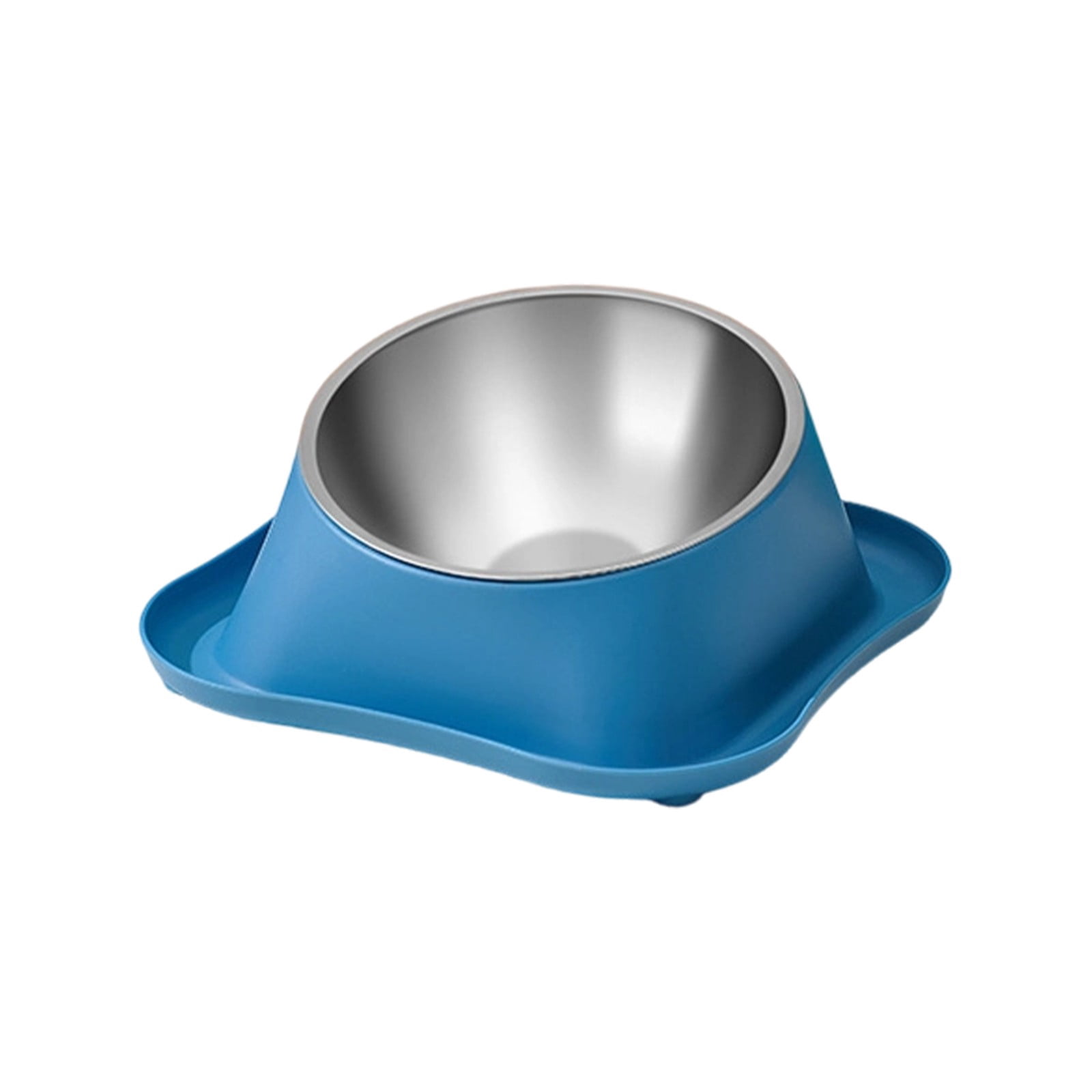 Liangweiii Bowl Stainless Steel Raised Cat Bowl With Non Base Vomit ...