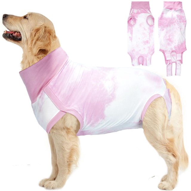 Lianzimau Dog Recovery Suit,Spay Suit for Female Dog,ECollar Cone