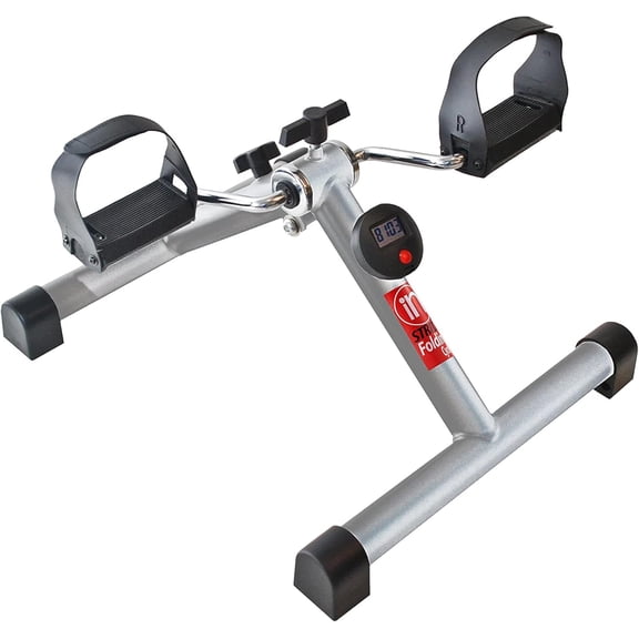LibMal InStride Cycle XL - Folding Cycle Pedal Exerciser - Fitness Bike with Smart Workout App for Seated Exercise - Foldable Exercise Bike for Home Workout