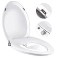 thumbnail image 1 of Liba Dual Nozzle Non-Electric Bidet Toilet Seat, Bidet Attachment for Elongated Toilet, Self-Cleaning, Feminine & Posterior, 1 of 5