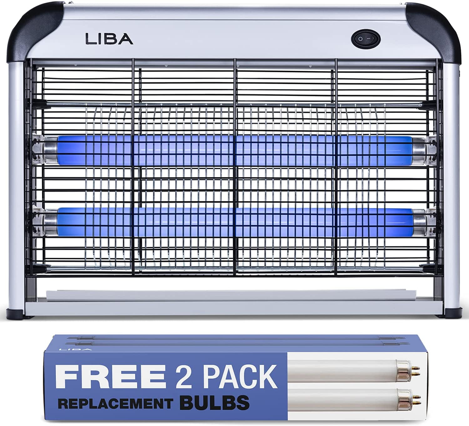 Liba Indoor Electric Bug Zapper & Insect Killer 2800V Grid Zapper Two