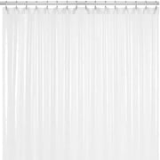 Liba PEVA Heavyweight Shower Curtain Liner, Non-Toxic Fabric, Waterproof, 72" W x 72" H, Frosted