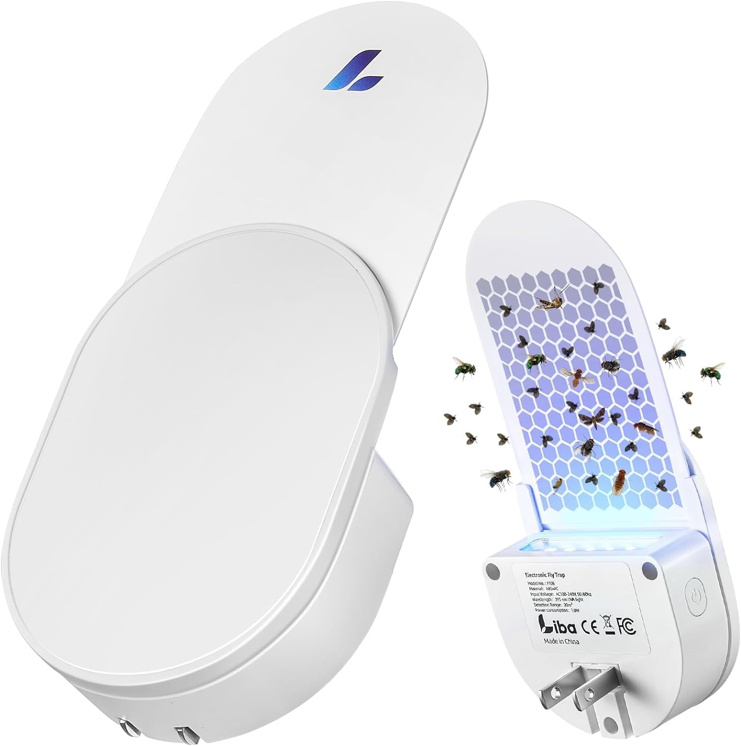 Liba Plugin Electric Bug Zapper Indoor Fly Trap Wall Mounted Mosquito