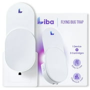 Liba Plug-in Electric Bug Zapper Indoor Fly Trap Wall Mounted Mosquito Trap Sticky Flying Insect Trap with 3 Refills for Father's Day Gifts