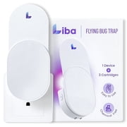 Liba Plug-In Electric Bug Zapper For Indoor Fly and Mosquito Control, Wall Mounted Design, 3 Sticky Refills