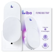 Liba Plug-In Electric Bug Zapper For Indoor Fly and Mosquito Control, Wall Mounted Design, 3 Sticky Refills