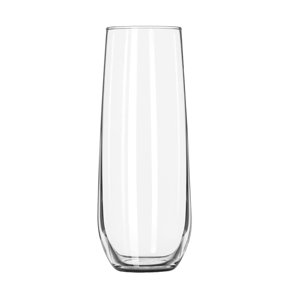 Libbey 228 Stemless 8.5 Ounce Flute Glass - 12 / CS