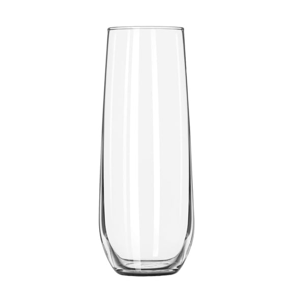 Libbey 228 Stemless 8.5 Ounce Flute Glass - 12 / CS