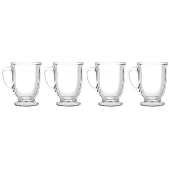 Libbey 4-pc. 16oz Kona Glass Mug Set Clear