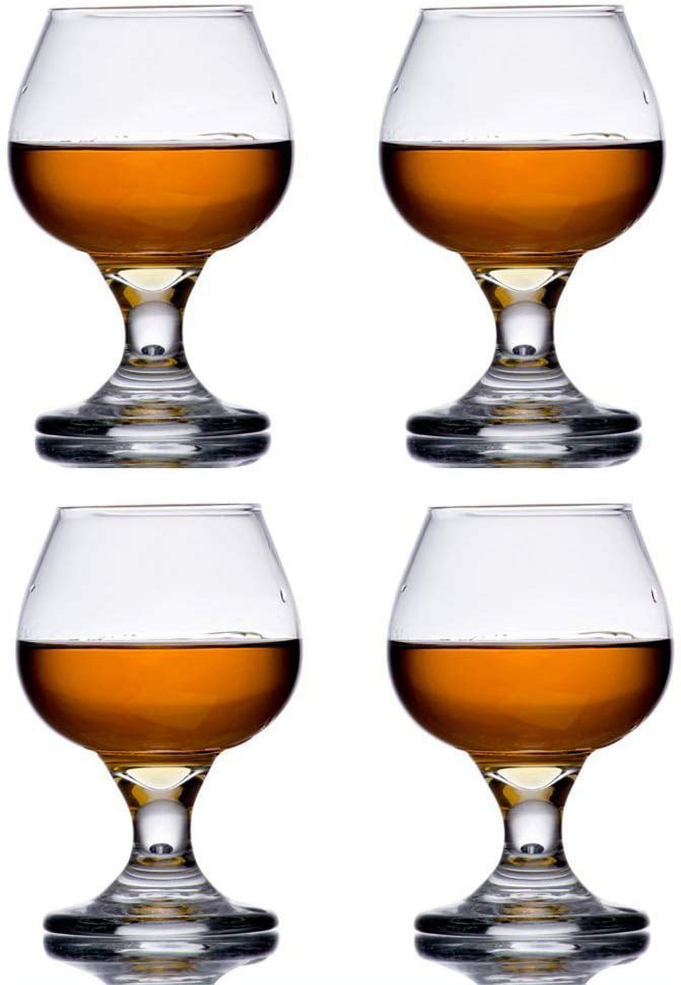 Eternal Night 4 - Piece 13.5oz. Glass Drinking Glass Glassware Set